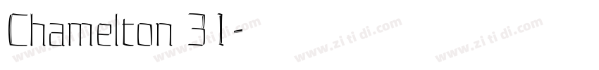 Chamelton 31字体转换
